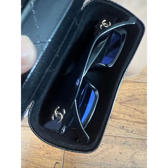 Chanel cc square thick black eyeglasses - Picture 7 of 8